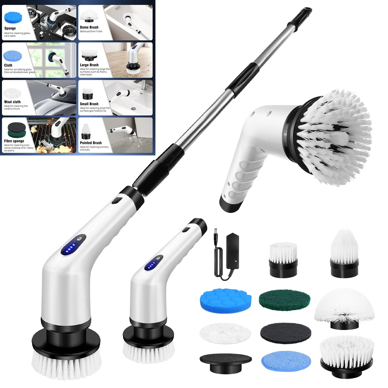 CleanEase Electric Spin Scrubber
